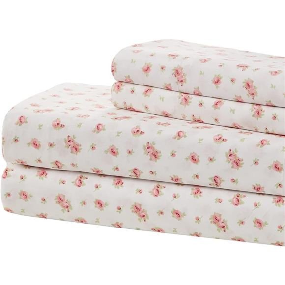 Soft Microfiber Printed Sheets - Luxurious Microfiber Bed Sheets, Fitted Sheet - Picture 1 of 4